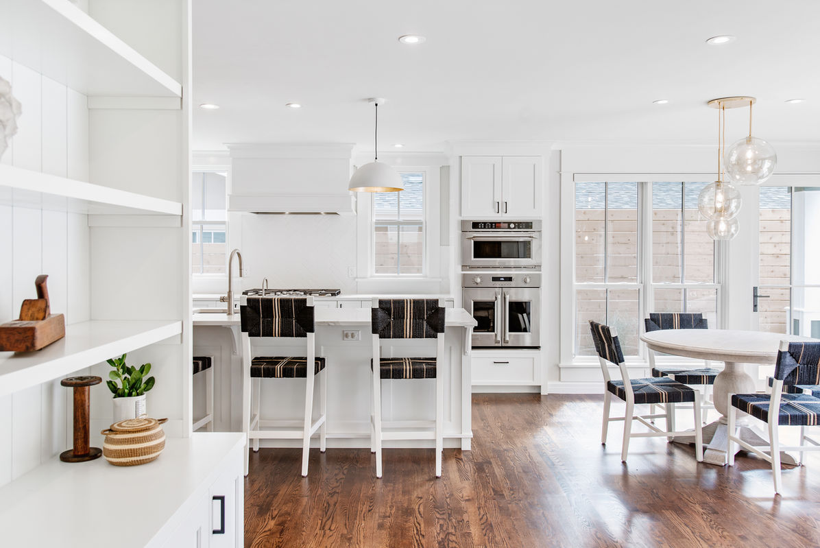 Modern white kitchen remodel